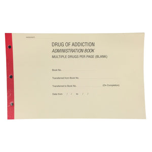 VIC Controlled Drug Register Book