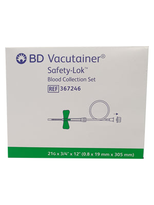 BD Vacutainer Sets 21g x 19mm - Box of 50