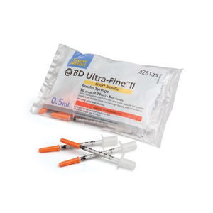 BD ins syringe - Box of 100