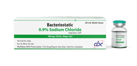Preserved Sodium Chloride / Bacteriostatic Saline - CBC Pharm - 20ml