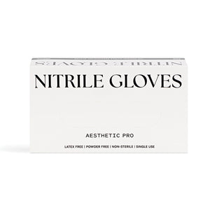 Black Nitrile Gloves By Aesthetic Pro 5.5g - Box of 100