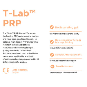 Platelet-Rich Plasma Tubes by T-Lab™ - Twin Pack