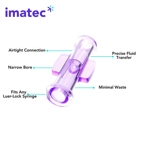 Luer Lock to Luer Lock Connectors - box of 50