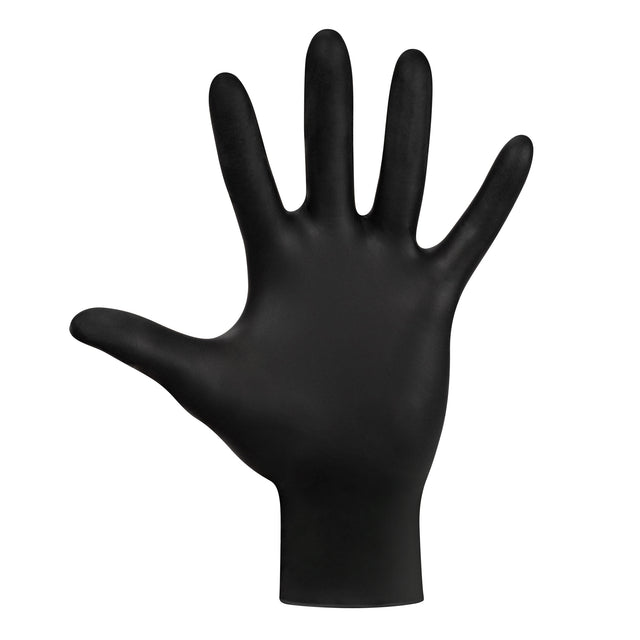 Black Nitrile Gloves By Aesthetic Pro 5.5g - Box of 100