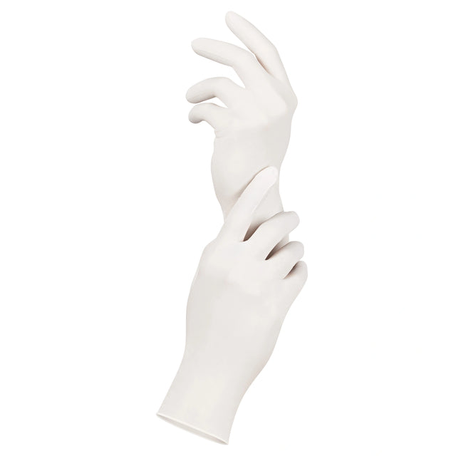 White Nitrile Gloves By Aesthetic Pro 4g - Box of 100