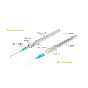 BD INSYTE AUTOGUARD IV CATHETER 22Gx25MM - BOX OF 50