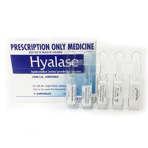 Hyalase Amp 1,500 IU Box of 5