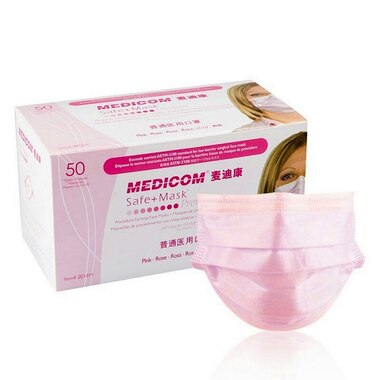Pink Face Mask  - Box 50